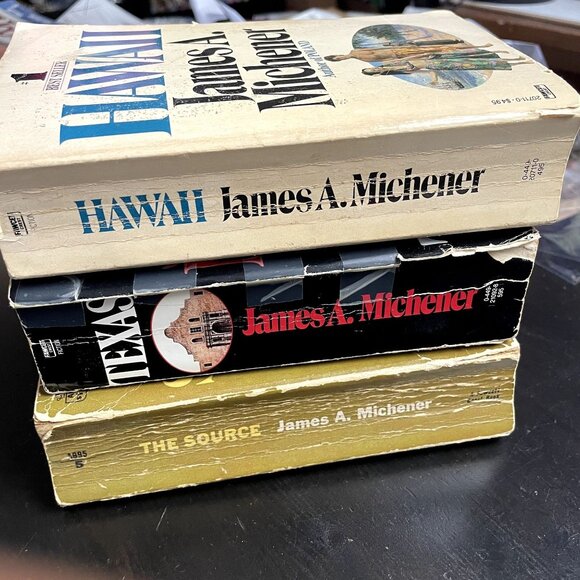 Lot 3 James A Michener Novels Texas The Source Hawaii u - Picture 6 of 7